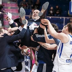 Lucas Mondelo y Anna Cruz, campeones de la Euroliga con el Dínamo de Kursk