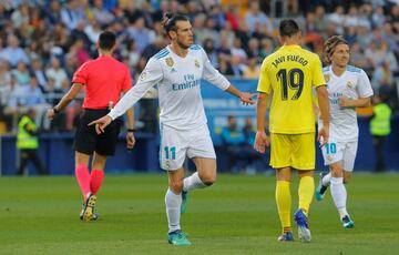0-1. Gareth Bale celebra el primer gol.