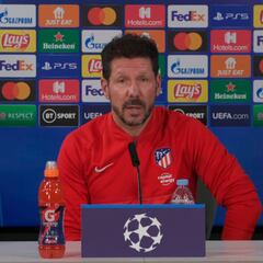 Simeone: "Tengo códigos, no hablo de otros equipos"
