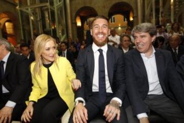 Cristina Cifuentes y Sergio Ramos. 