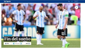 Así vieron en Argentina el fracaso de su selección en el Mundial