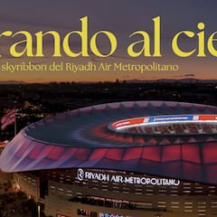 ‘Mirando al cielo’: el Sky Ribbon que se funde con el cielo en el Metropolitano