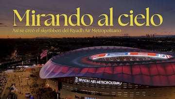 ‘Mirando al cielo’: el Sky Ribbon que se funde con el cielo en el Metropolitano