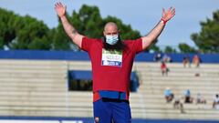 Carlos Tobalina, campe&oacute;n de Espa&ntilde;a de lanzamiento de peso.