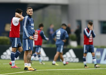 El entrenamiento de la Selección en Ezeiza, en imágenes