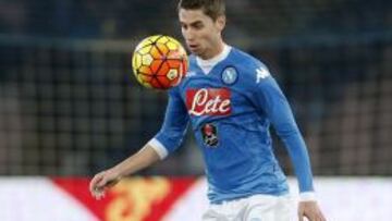 Jorginho, con el Nápoles esta temporada.