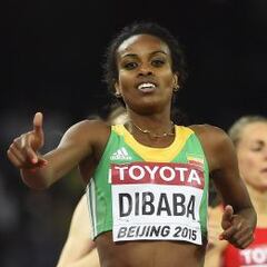 Dibaba amenaza otra vez el récord del 1.500 femenino