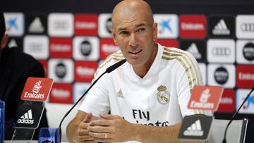 Zidane: "James está en forma y estoy contento con él"