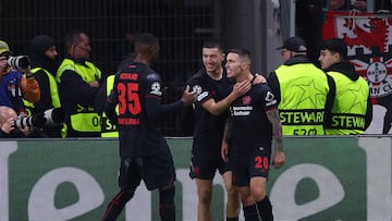Bayer Leverkusen fought back to secure a draw against Newcastle at the BayArena.