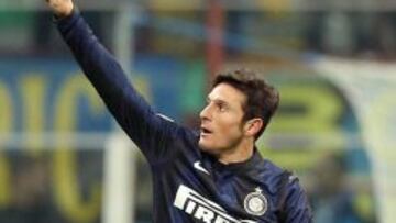 Zanetti, jugador del Inter de Mil&aacute;n