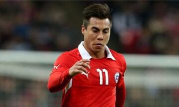 2.- 'Turboman' registra 33 partidos y 20 goles bajo el mando de Jorge Sampaoli en La Roja.