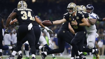 Los New Orlenas Saints ganan a los Seattle Seahawks al ralentí