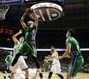 El Unicaja doma sin desgaste al Burgos y se pone líder ACB
