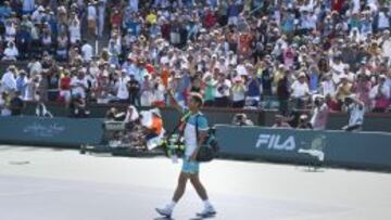 Nadal, durante su participaci&oacute;n en Indian Wells.