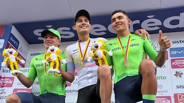 Podio de la prueba sub-23 de los nacionales de ruta 2026.