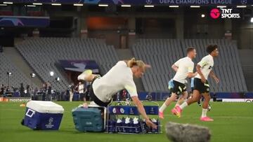 Como asustar a toda tu afición a horas de una final de Champions: vean esto de Haaland y lo entenderán
