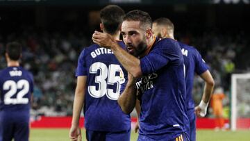 28/08/21 PARTIDO PRIMERA DIVISION BETIS - REAL MADRID GOL 0-1 CARVAJAL ALEGRIA