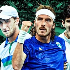 Tsitsipas, Schwartzman, Garín y Ruud, reclamos de las previas
