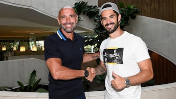 Monchi e Isco, el día que el malagueño llegó al Sevilla.