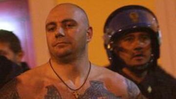 <b>CÁRCEL.</b> Ivan Bogdanov, apodado 'Ivan el terrible', ha sido condenado a tres años y tres meses de cárcel como cabecilla de los violentos incidentes acaecidos en el Italia-Serbia del 12 de octubre de 2010.