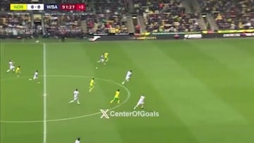 Marcelino Núñez recupera su mejor versión en Europa y se luce con esta asistencia