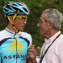 Bahamontes y Contador pisaron Annecy con el maillot amarillo