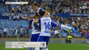 Resumen y gol del Zaragoza vs Elche de la Liga SmartBank