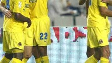 <B>LA PRIMERA. </B>Josico abrió la cuenta en Montjuïc de la primera victoria del Villarreal en Liga.