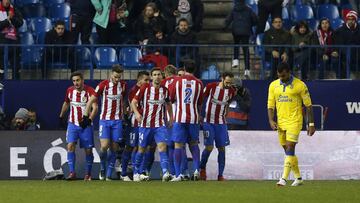 El Atlético, contra Las Palmas.