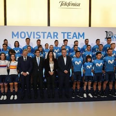 Cuatro colombianos correrán con Movistar Team en 2020
