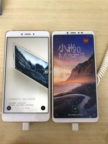 A la izquierda el Xiaomi Mi Max 2, a la derecha el Xiaomi Mi Max 3