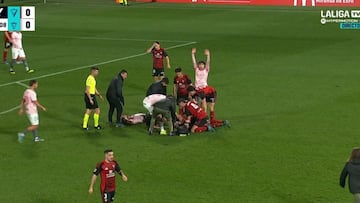 Susto en Anduva: Panichelli se fue en ambulancia