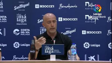 Calero, entrenador del Burgos, orgulloso.