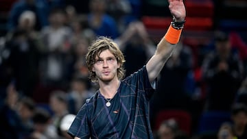 El tenista ruso Andrey Rublev.