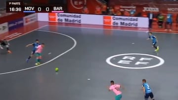 Uno de esos goles que uno sueña marcar cuando se hace pro: sublime el tanto del Barça