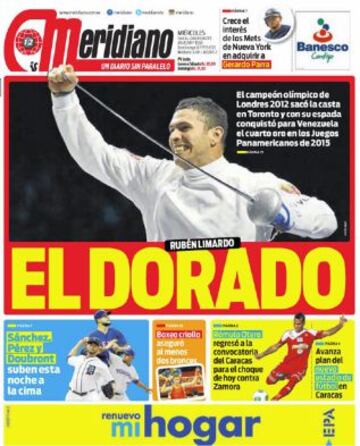 Portadas de la prensa deportiva