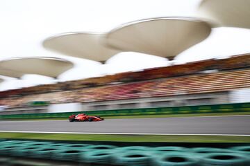 La clasificación del GP de China en primer plano