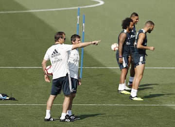 El Madrid prepara su estreno liguero ante el Getafe