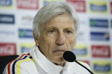 José Pékerman y Falcao atienden a los medios previo al debut en Copa América