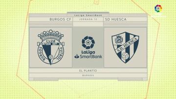 Resumen y goles del Burgos vs. Huesca