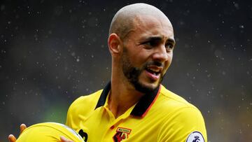 Britain Soccer Football - Watford v Chelsea - Premier League - Vicarage Road - 20/8/16
 Watford&#039;s Nordin Amrabat 
 Action Images via Reuters / Tony O&#039;Brien
 Livepic
 EDITORIAL USE ONLY. No use with unauthorized audio, video, data, fixture lists, club/league logos or &quot;live&quot; services. Online in-match use limited to 45 images, no video emulation. No use in betting, games or single club/league/player publications.  Please contact your account representative for further details.