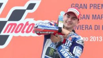 Lorenzo, feliz con su triunfo en Misano.