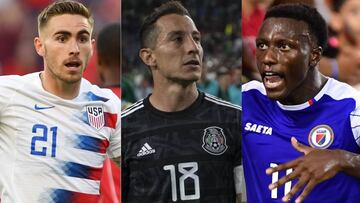 Estados Unidos, México y Haití en la Copa Oro.