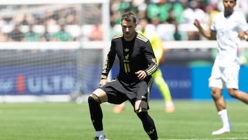 Santiago Gimenez of Mexico during the mach Mexican National Team (Mexico) and Switzerland team as part to International friendly match at Rice-Eccles Stadium, on June 07, 2025 on Salt Lake City, Utah, United States.