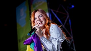 Leire Martínez durante la 18º Gala final Mr Gay España, celebrada durante el MADO 2025 (Madrid Orgullo), en Plaza de España, a 4 de abril de 2025, en Madrid (España). La 18º Gala final Mr Gay España en 2025 cumple 18 años y lo celebra con el espectáculo ‘Pride Experience’. El jurado evalúa a los candidatos por su carisma en el escenario y por el mensaje social que visibilizan. Este año los finalistas de Mr. Gay España tienen historias que mueven conciencias. Así, se han presentado desde un refugiado ruso, exiliado por su orientación sexual, actual Mr. Gay Internacional, hasta un cabo militar que lucha contra la LGTBfobia en el Ejército (Mr. Gay Comunitat Valenciana).
A. Pérez Meca / Europa Press
05/07/2025