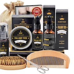 Elegimos este kit para barba con más de 20.000 valoraciones en Amazon