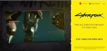 Cyberpunk 2077: el primer DLC gratuito saldrá a principios de 2021