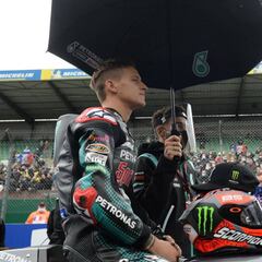 Quartararo: "Me puse un poco nervioso al llover en Le Mans"
