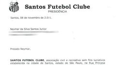 Santos llevará ante la justicia a Neymar por los 40 millones