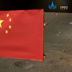 China pone su bandera en la Luna